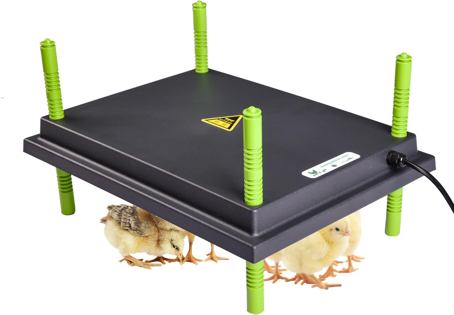 Chick Brooder Heat Plate for Chicks 10"x12" 20W Brooder Plate Heat Lamp Height Adjustable for Chicks Ducks Poultry