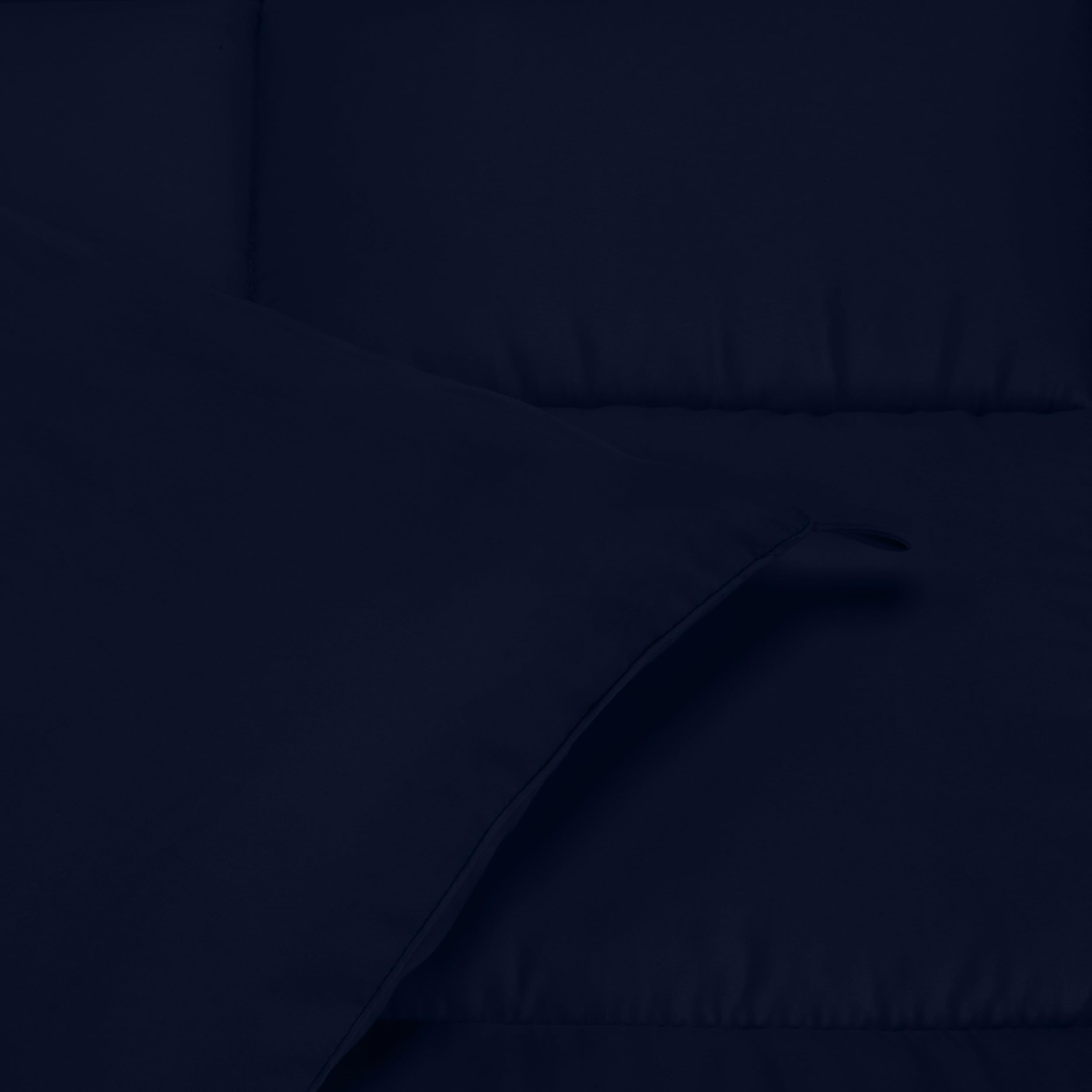 Piumone In Microfibra 200x200cm | Utopia Bedding | Morbido E Caldo | Nero - Foto 3