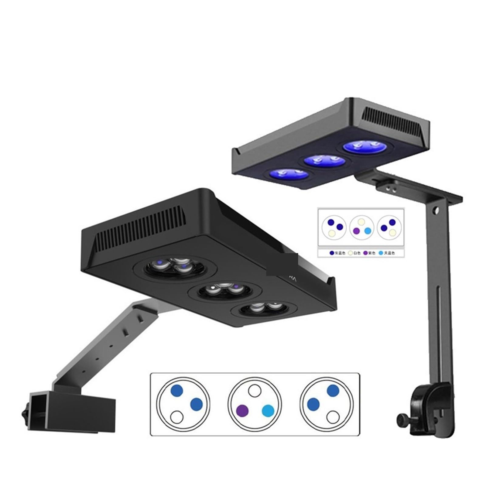 Amazon.co.jp: 水槽ライト M029 水族館ライト 30 ワット/40 ワット海水