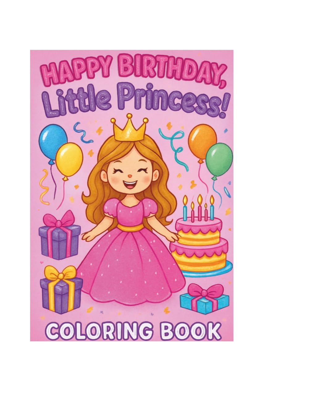 Happy Birthday, Little Princess! Coloring Book