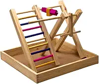 Brinquedo Playground Para Calopsita Periquito Twister Hamster (ESCADA 40CM)