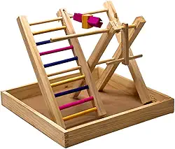 Brinquedo Playground Para Calopsita Periquito Twister Hamster (ESCADA 40CM)