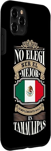 Vista 27 de Funda para iPhone 11 No elegí ser el mejor, simplemente nací en Tamaulipas México