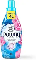 Downy Amaciante Concentrado Brisa de Verão 1L, Rende 4L, Perfume com Notas de Flores e Ar fresco