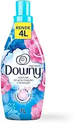 Downy Amaciante Concentrado Brisa de Verão 1L, Rende 4L, Perfume com Notas de Flores e Ar fresco