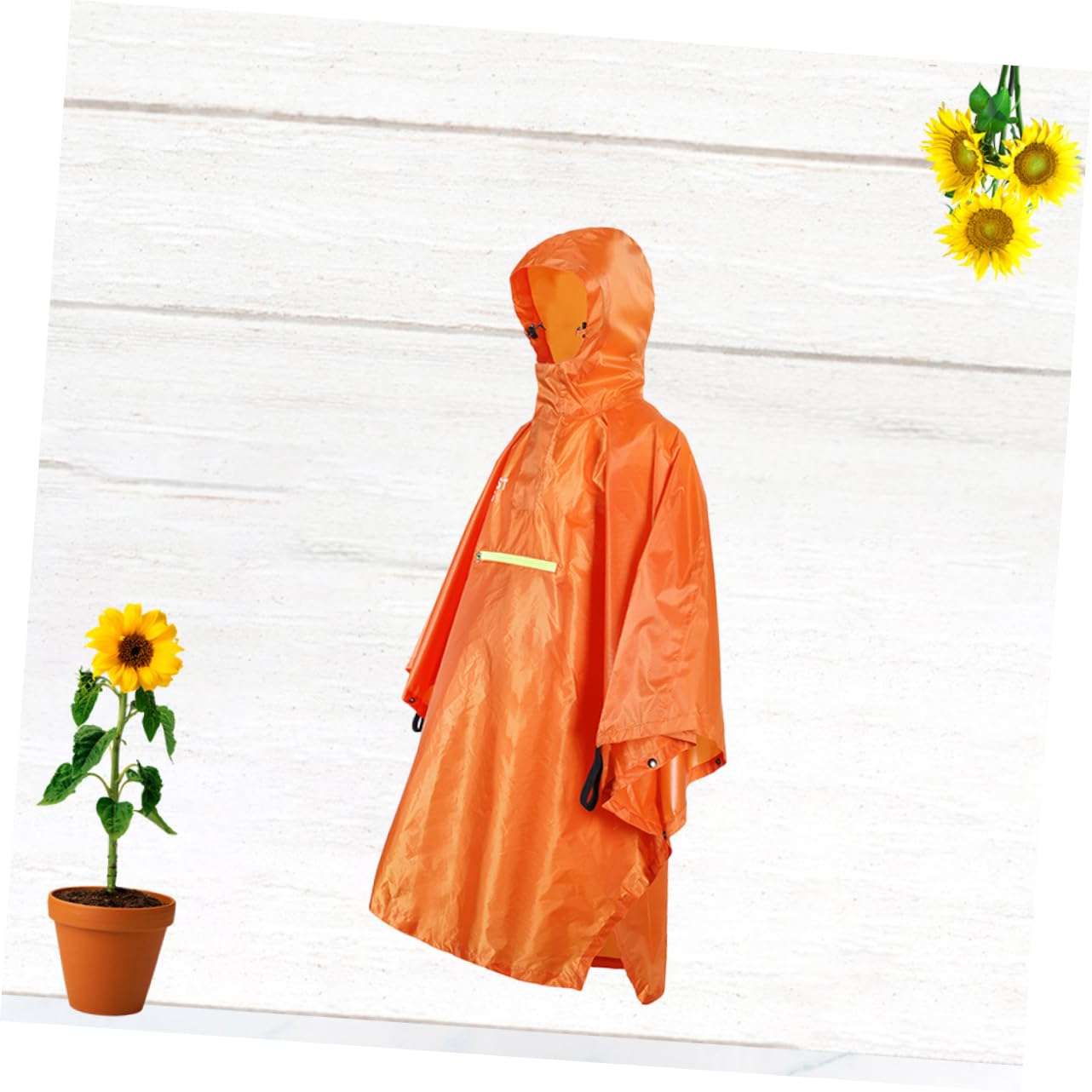 BESPORTBLE Esterno Materiale Resistente Poncho Antipioggia Strisce Luminose Per Coprire Zaino Piccola Per Alpinismo Viaggi e Equitazione