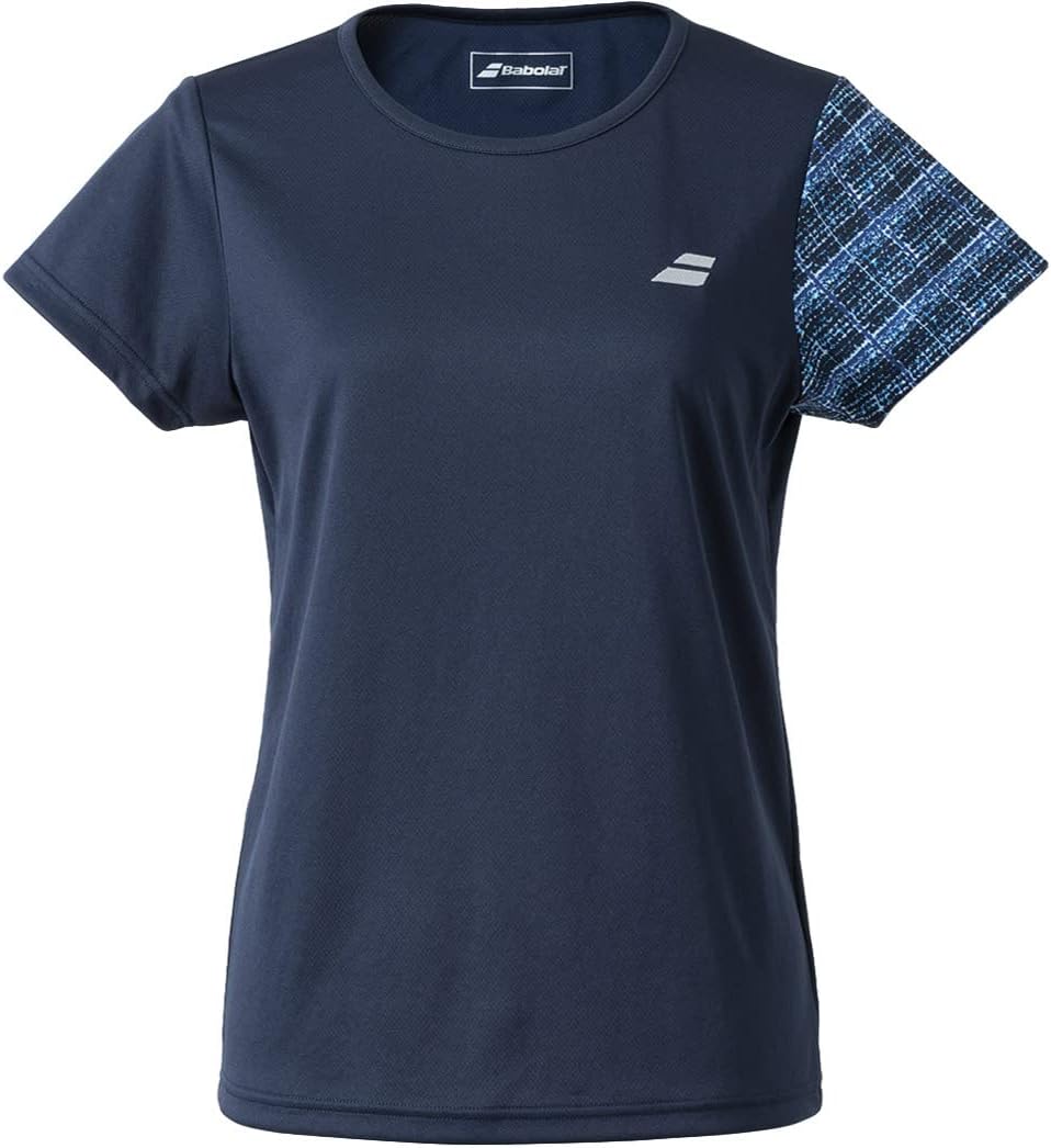 バボラ Babolat テニスウェア レディース PURE SHORT SLEEVE SHIRT プラクティス・ゲームシャツ BWP2528 2022SS