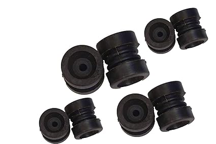 BACKBONE Solar Fencing Jhatka Machine Insulator for Electric Fence High UV Resistance (Extra Long-Lasting) Reel Insulators for Electric Fences, Farms, and Gardens (Black) (Pack of 35)