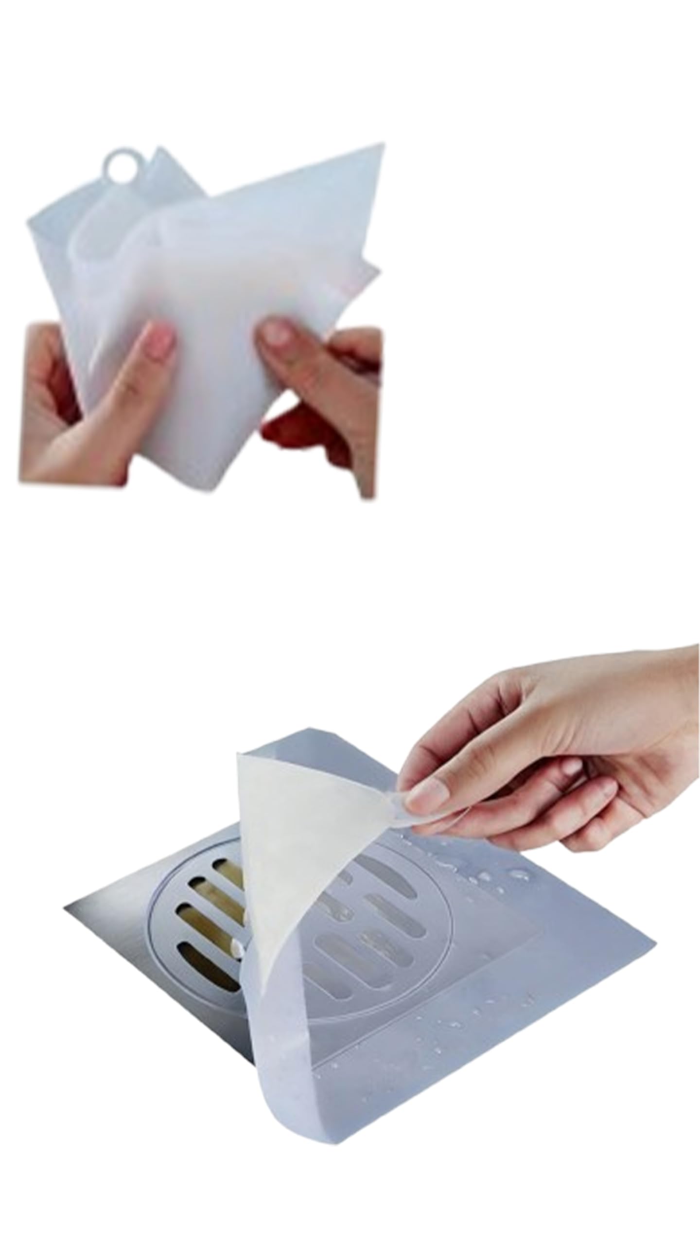 4 Pcs Silicone Floor Drain Anti-Odor Mat, Silica Gel Drain Plugs, Anti-Odor Deodorizing Cover, Kitchen Seal, Sewer Deodorization Suitable for Kitchen, Bathroom and Laundry