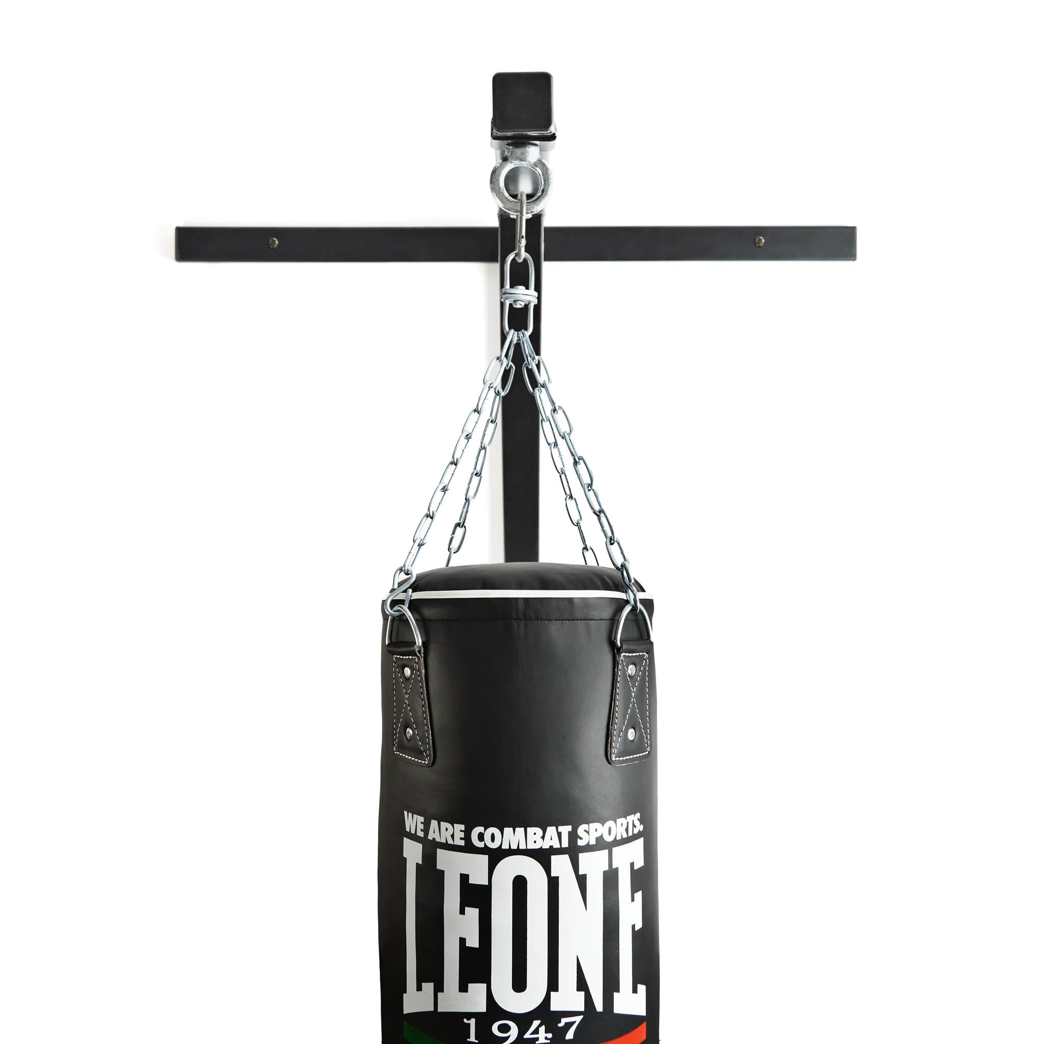 LEONE 1947 Attacco a Muro per Sacco Boxe – Supporto Metallo Resistente per Allenamento Pugilato – Unisex Adulto – cod. AT700