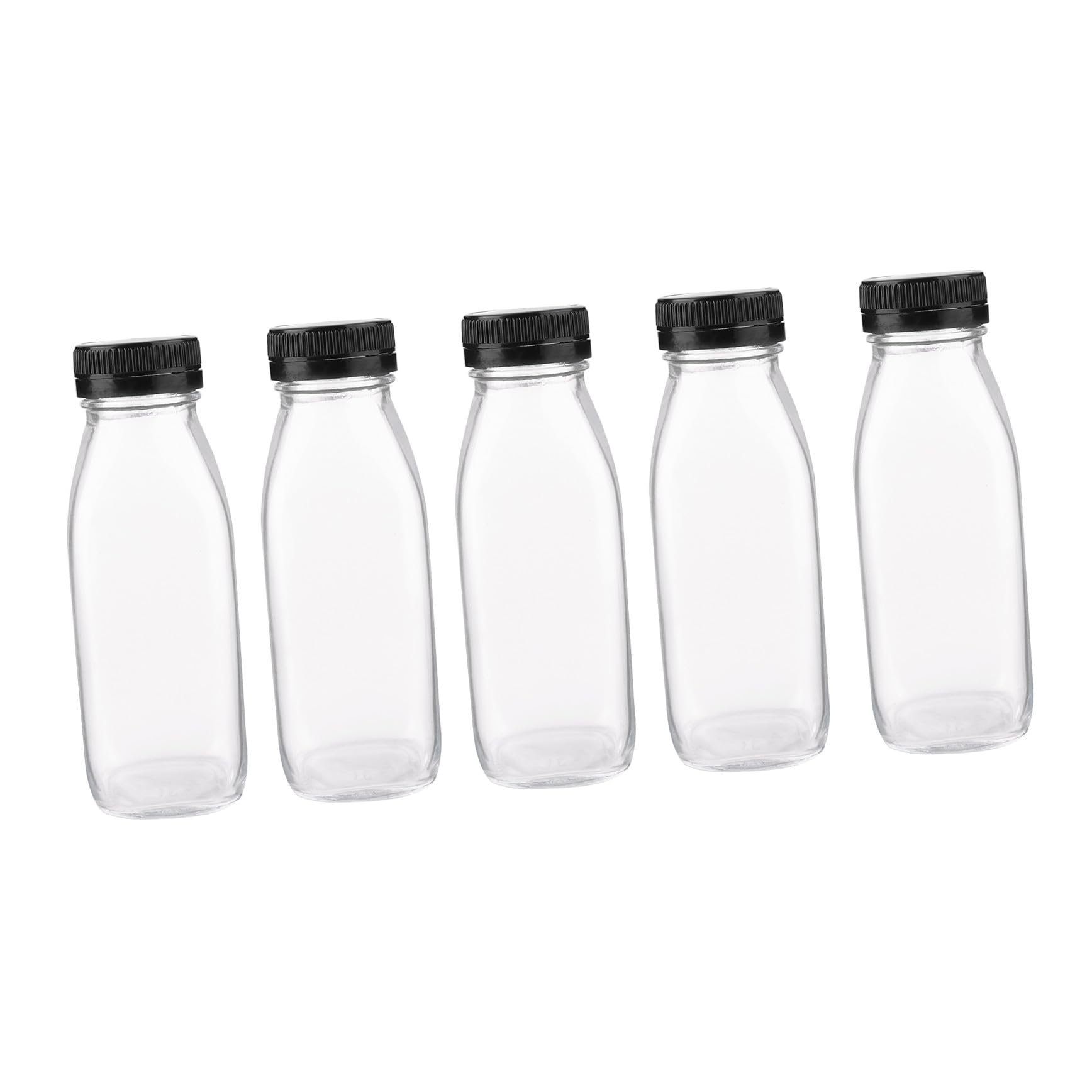 Bouteilles en verre avec couvercle hermétique pour conserver le lait et les jus de fruits