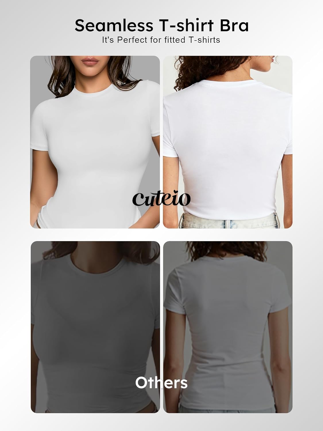 Wireless Jelly Bras for Women No Underwire - S-2XL Seamless Everyday Tshirt Bralettes Supportive Bra - Image 6