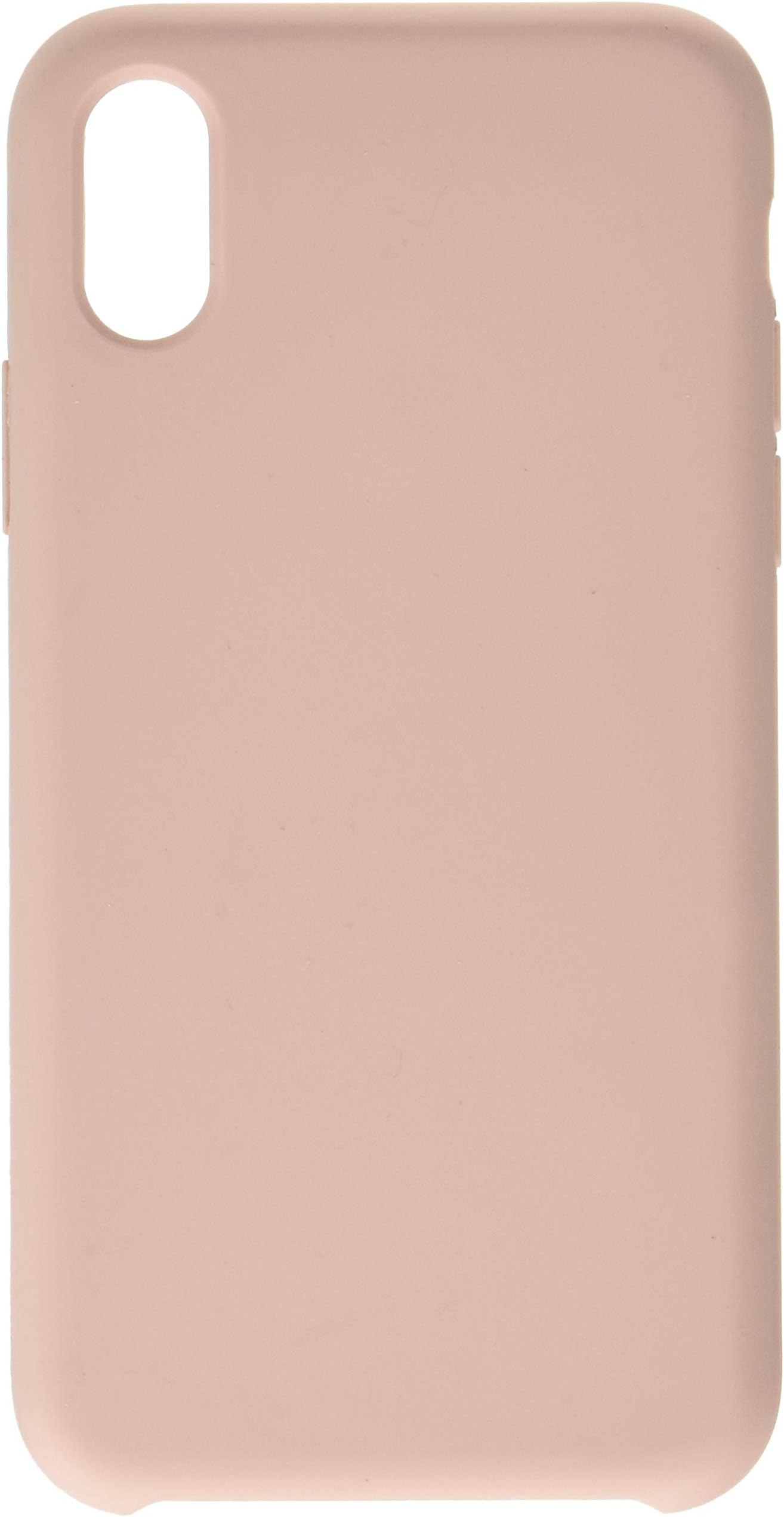 LINDIANSHUMA iPhone X Silicone Case, Soft Liquid Silicone Protective Cover Smooth Shockproof DropProof Shell for Apple iPhone X /10 5.8 inch(Pink Sand)