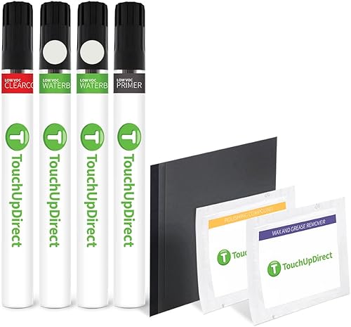 Vista 148 de TouchUpDirect PRC Firecracker - Pintura de retoque compatible con Jeep Exact Match - Kit de pinceles Rojo Petardo