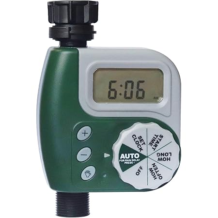 Dewinner Hose Watering Timer Digital Water Faucet Garden Lawn Sprinkler Timer Electronic Programmable Irrigation System Rain Delay Controller Amazon Co Uk Garden Outdoors