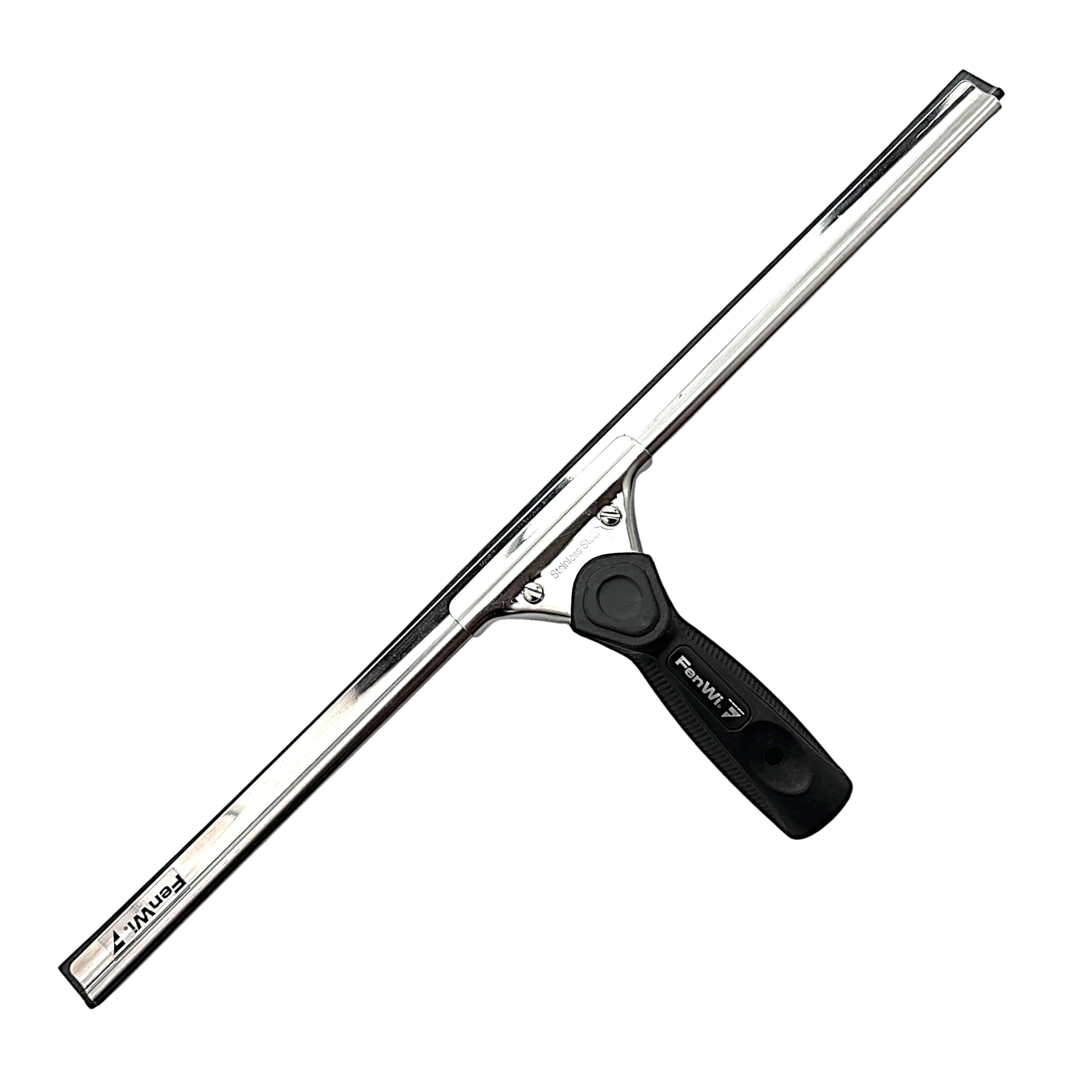 FenWi Fensterabzieher in 45cm Breite/Duschabzieher/breiter Abzieher mit Edelstahl-Abziehschiene für Schaufenster und große Flächen