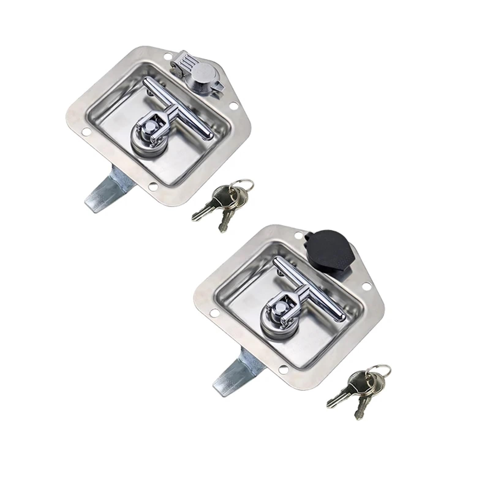 Serrure de casier en inox pour camping-car et aménagement de fourgon d'aventure MS0013
