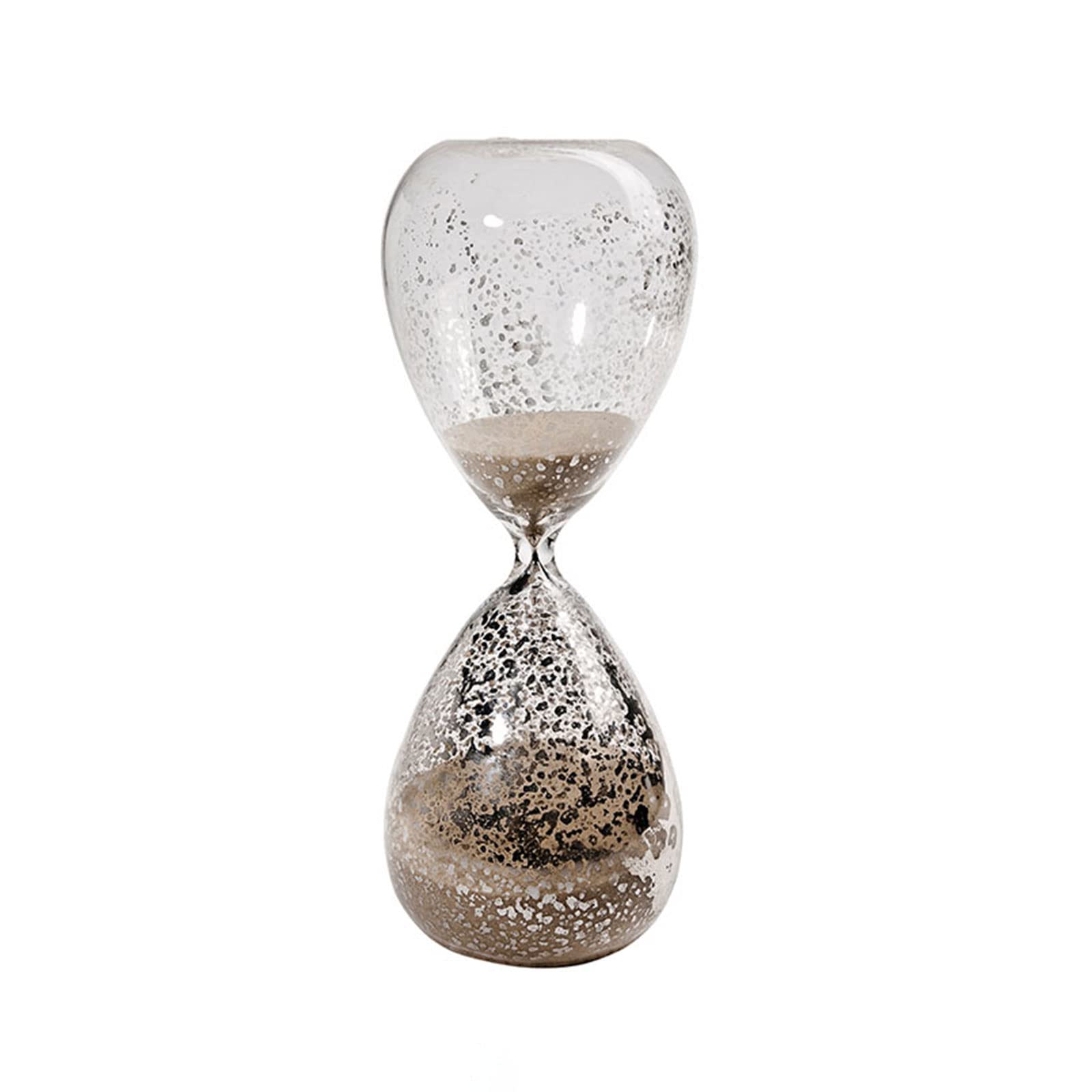 Klepsydra, Zegar klepsydrowy Zegar piaskowy Szkło do dekoracji Zegar klepsydrowy Szkło klepsydrowe 30 minut/60 minut Biuro Wystrój domu Prezenty Dekoracja(Black,60min)