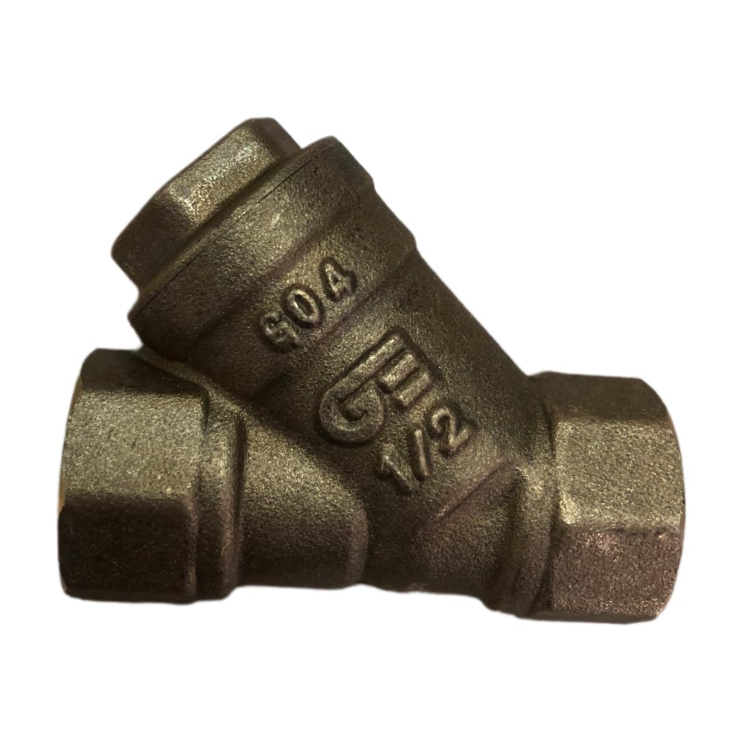 Filtro Colador de Latón Rosca Hembra 1/2" Malla Acero Inoxidable