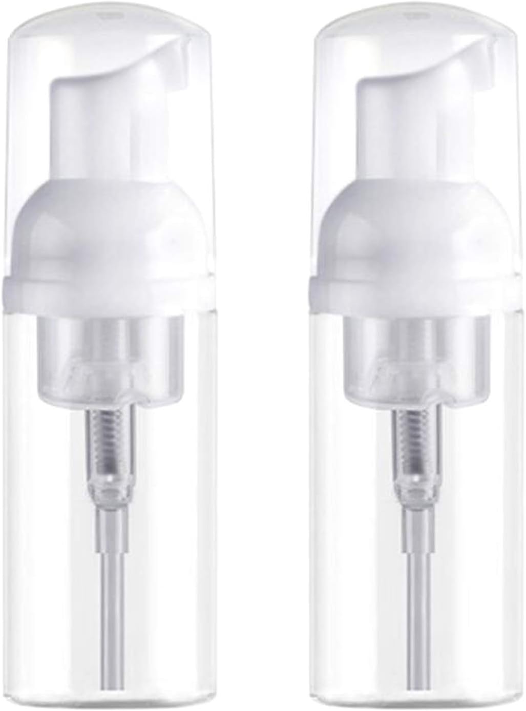 KEAIYYJ- Foam Pump Bottle Travel Size Mousse Foaming Soap Dispenser 2 oz 2 Pack