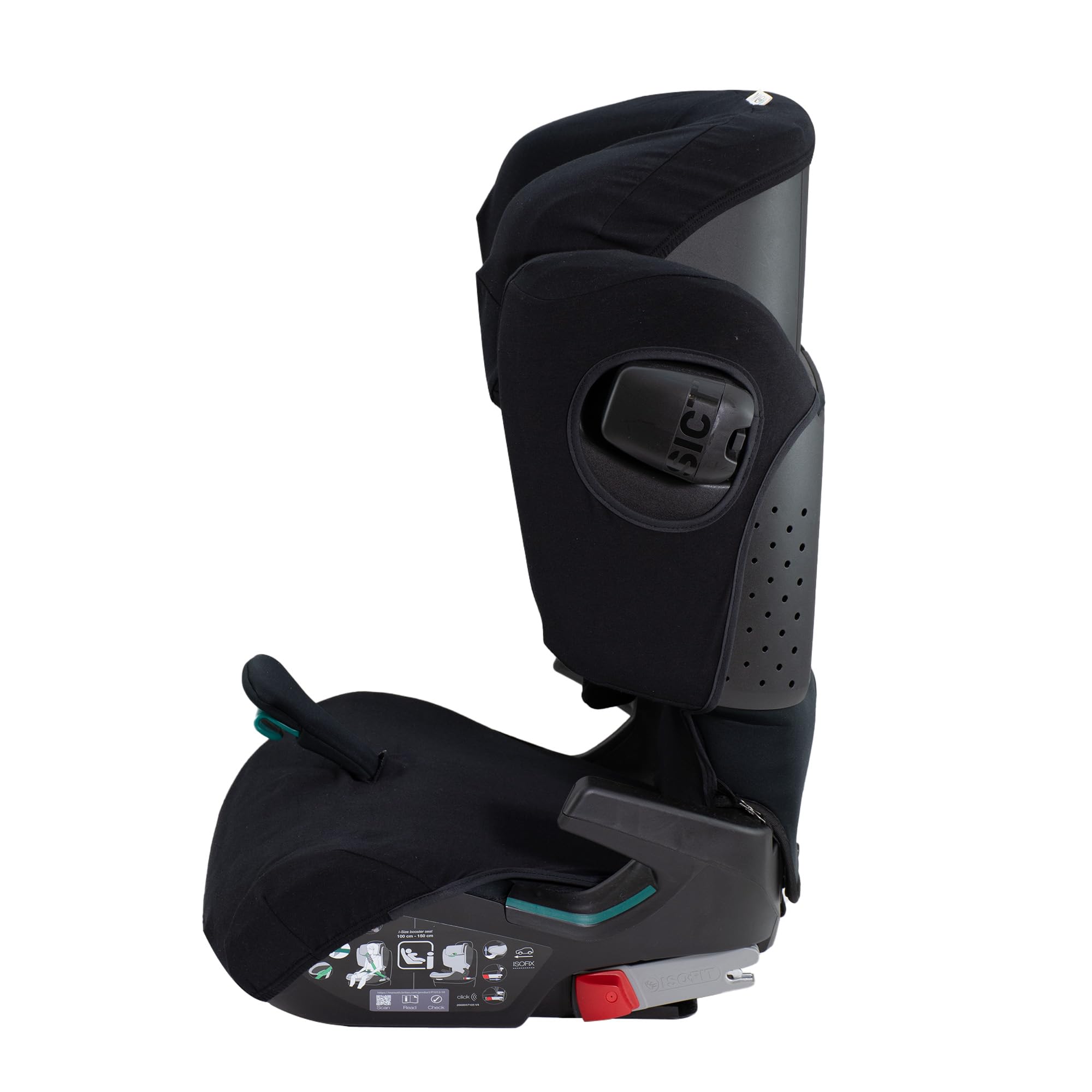 JYOKO Kids Housse pour Siège de Voiture Compatible avec Römer Kidfix (Romer Kidfix I-Size, Black Series)