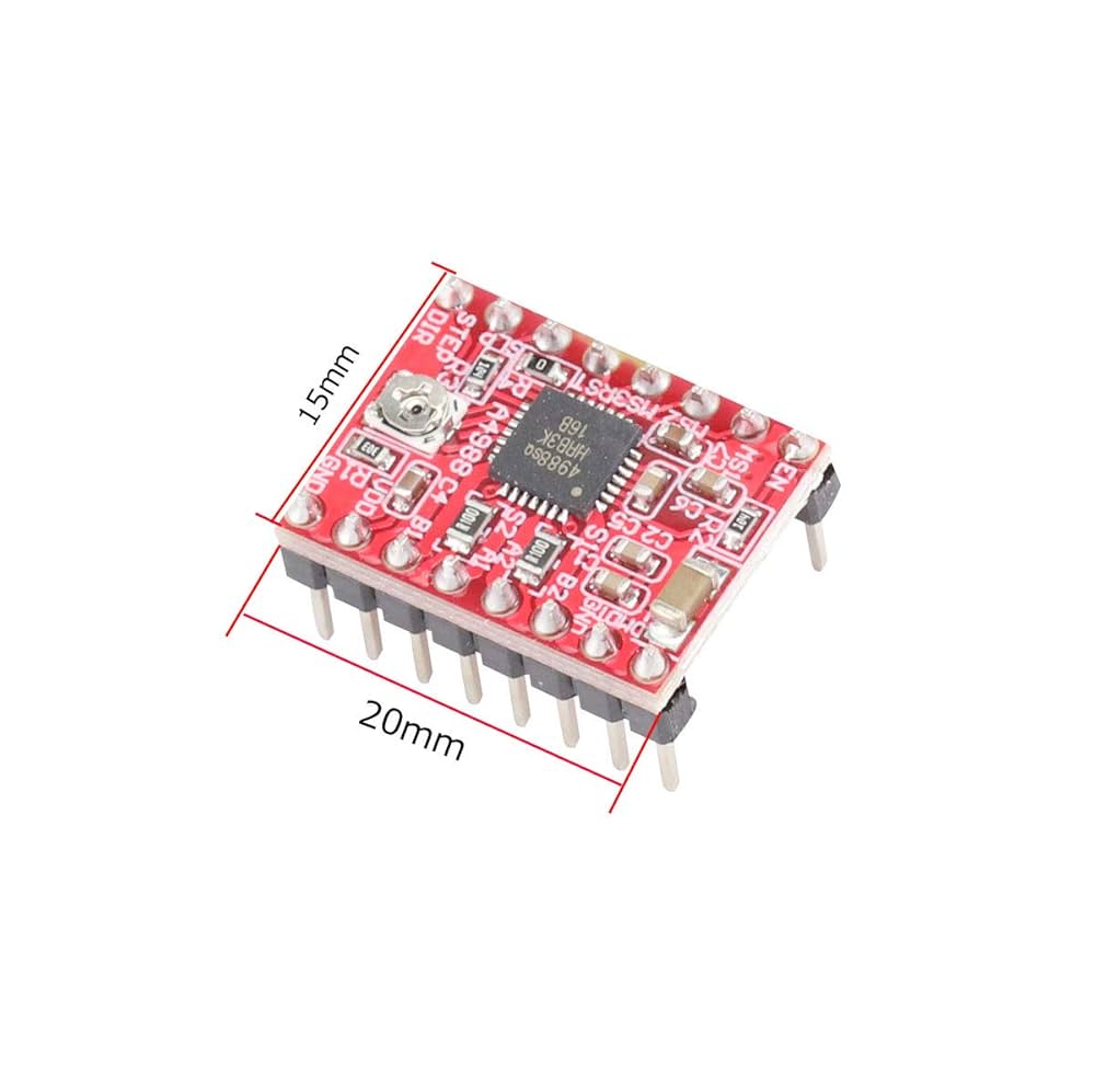 Amazon.co.jp: KKHMF 5個 RepRap A4988 ステッピングモータ