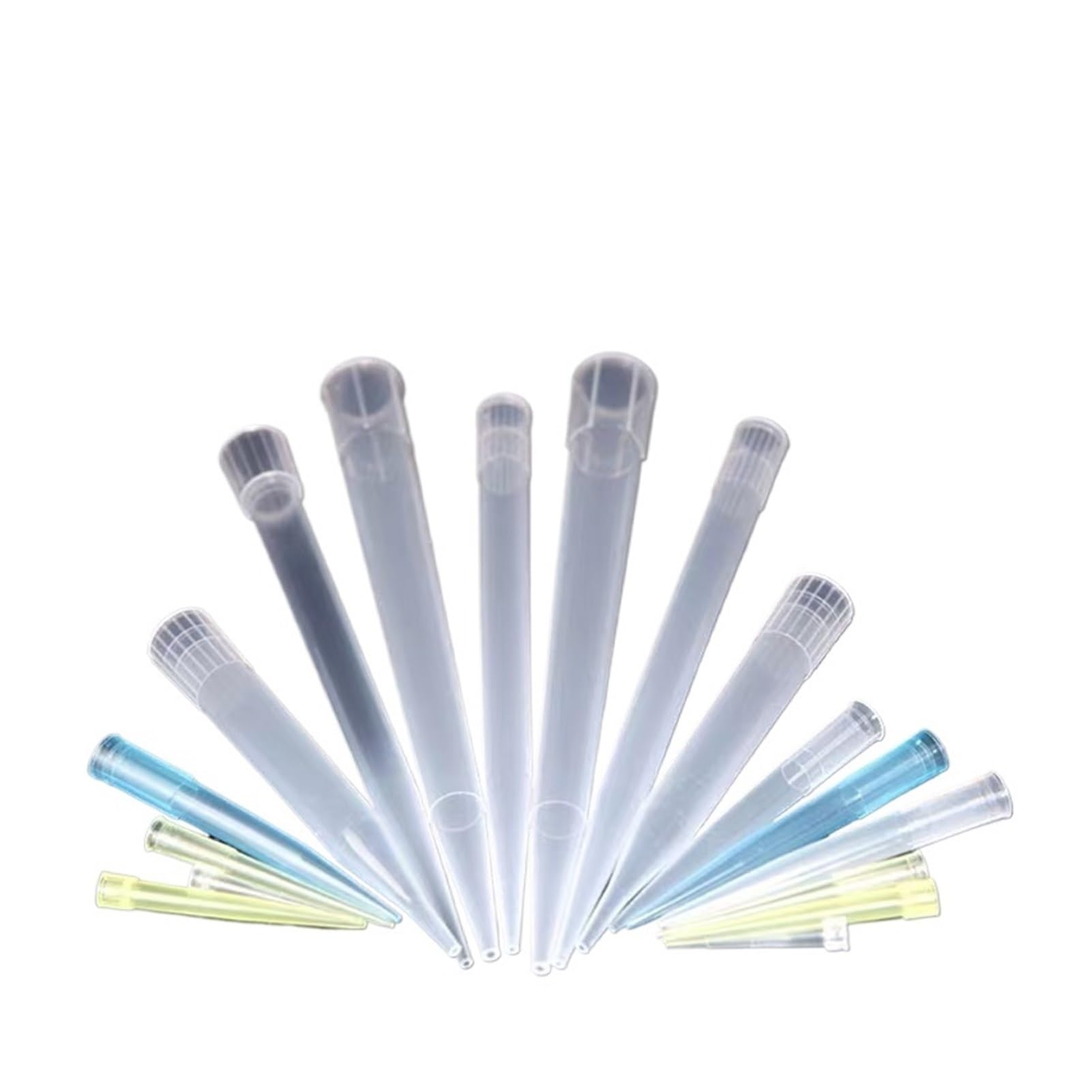 Puntas de pipeta de plástico PP Desechables de Laboratorio 10ul 200ul 1000ul 5ml 10ml for Puntas de pipeta de Prueba microbiológica(10ml 16x150mm 100pcs)