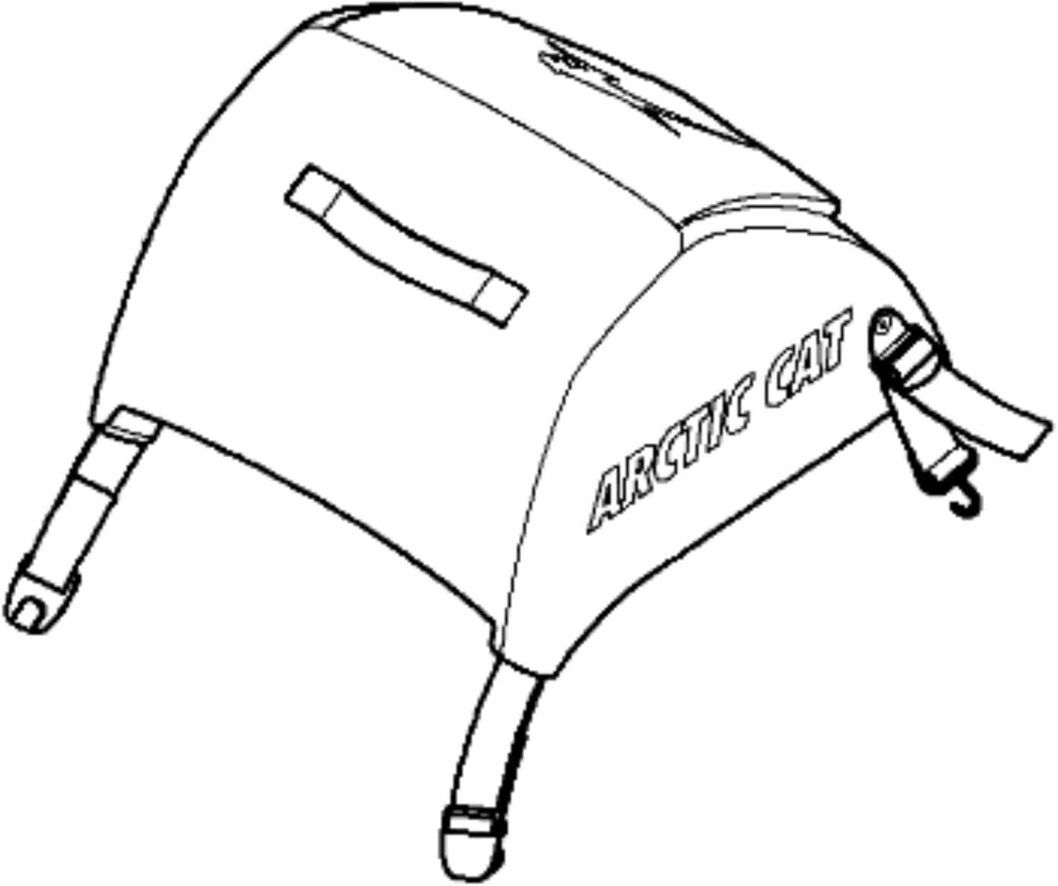 Arctic Cat OEM Tunnel Trunk Saddle Bag Z1, F5, F8 6606-174