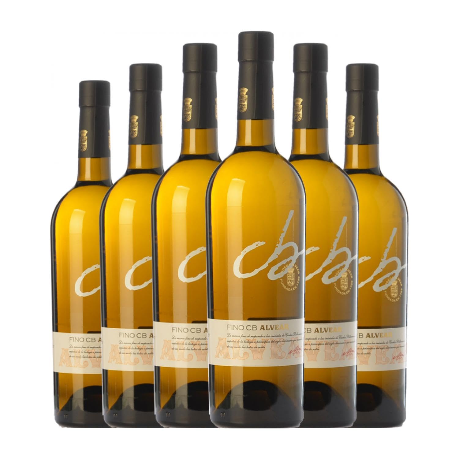 Alvear Fino C.B. Pedro Ximénez Montilla-Moriles 75 cl Vino generoso (Caja de 6 Botellas de 75 cl)