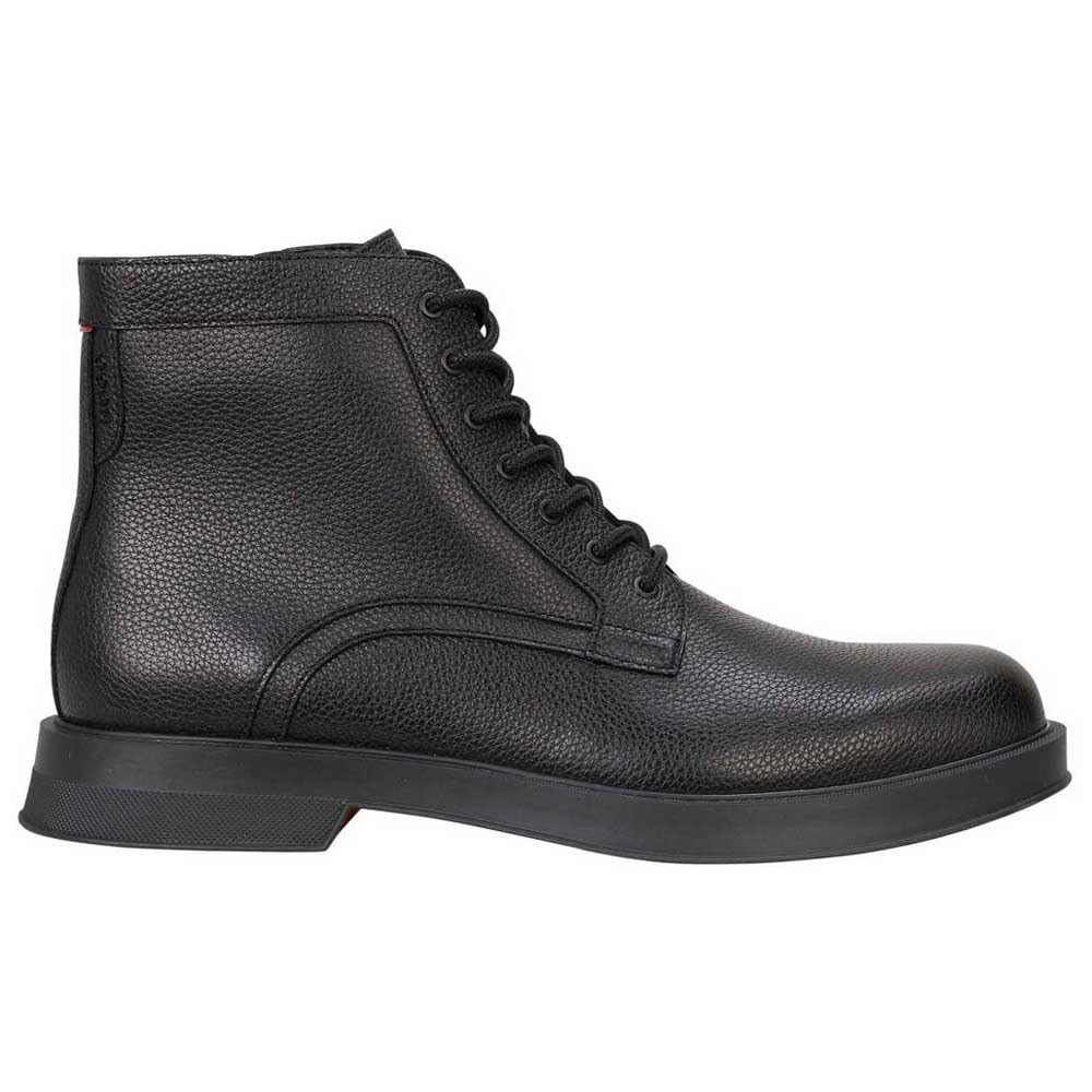 Hugo Men's Black Lenner Halb Boot - Lace-Up Boots - 9 Uk - Shoes