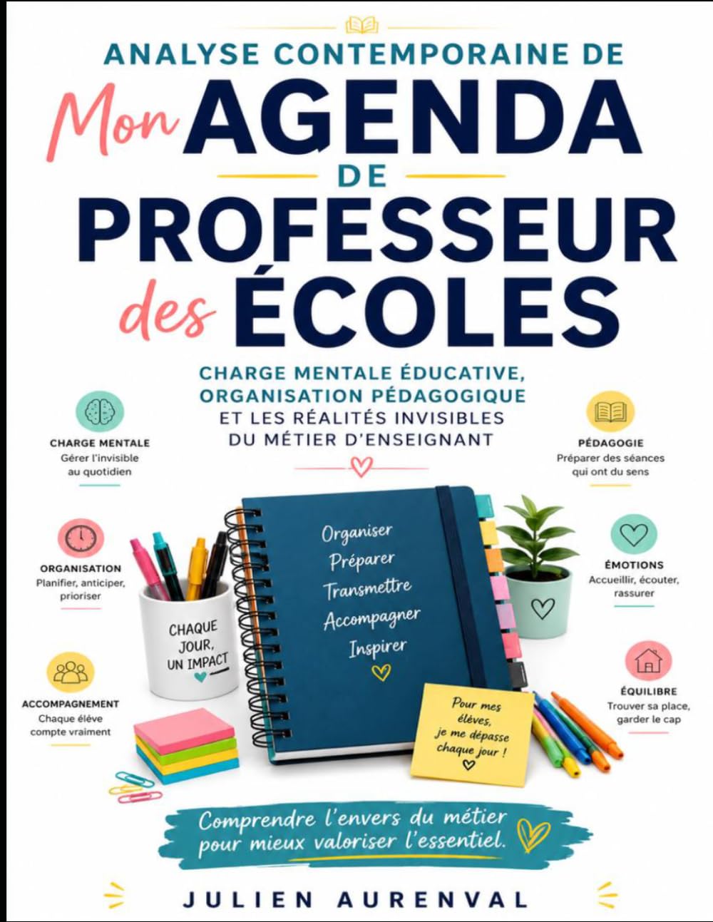 Analyse contemporaine de Mon Agenda de Professeur des Écoles : Charge mentale éducative, organisation pédagogique et les réalités invisibles du métier d’enseignant