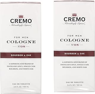 Cologne for Men No. 8 Bourbon & Oak, 3.4 fl oz (Pack of 2)