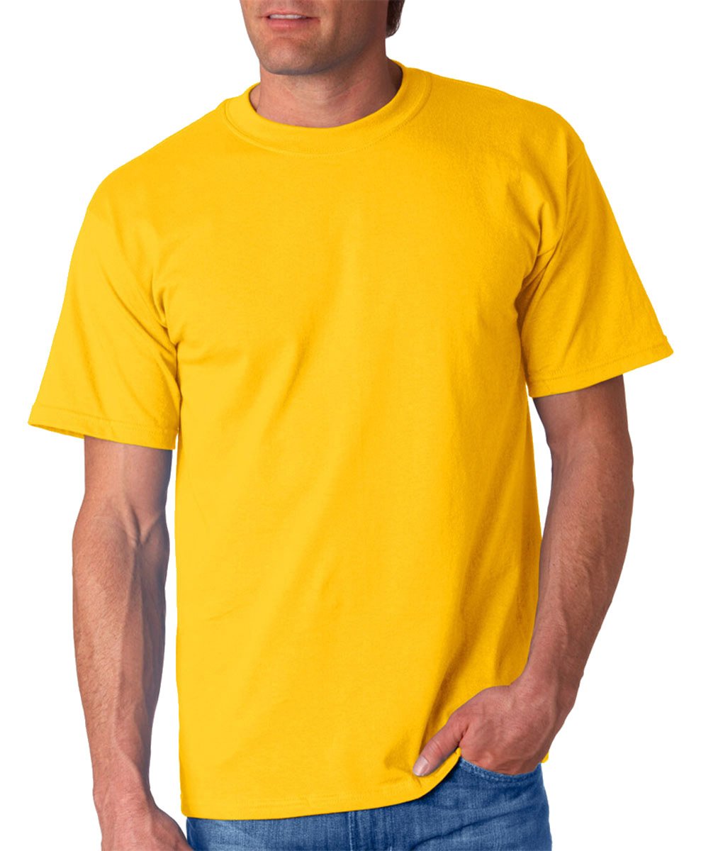 Gildan Men's Ultra Cotton Tee Extended Sizes, Gold, XX-Large