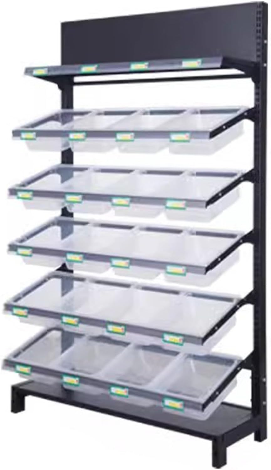 ディスカウント 高さ5.9フィートのスナック販売ラック、取り外し可能な