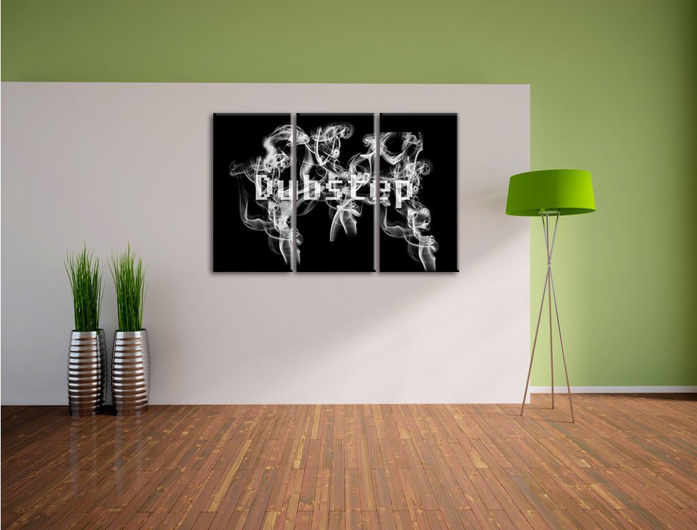 Pixxprint Musica Elettronica, scatole Dubstep Stampa su Tela 3 Parti Artistica murale