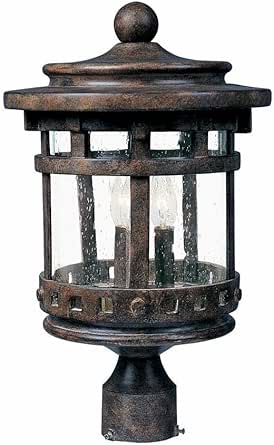 Maxim Santa Barbara DC - Three Light Outdoor Pole/Post Mount