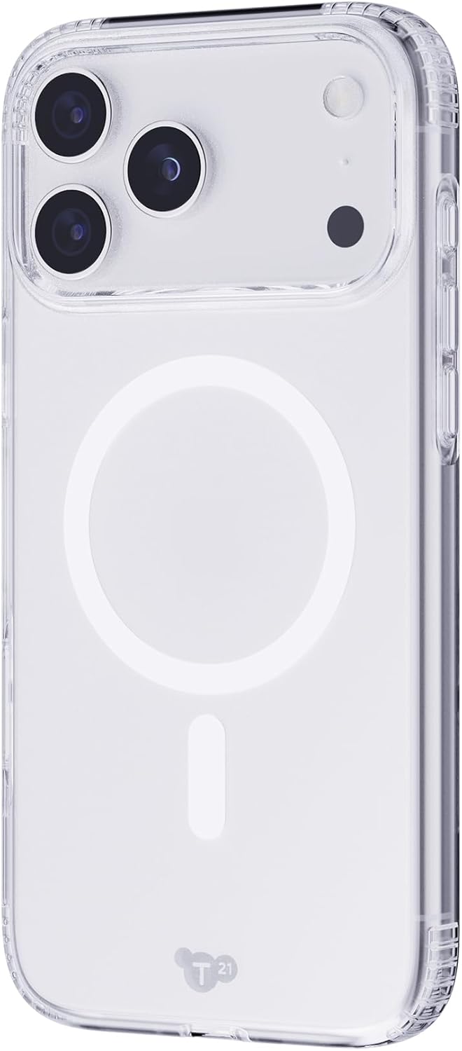 Tech21 EvoLite Case for iPhone 17 Pro Max – Clear | Slim Protective Case | Impact Protection | MagSafe Compatible