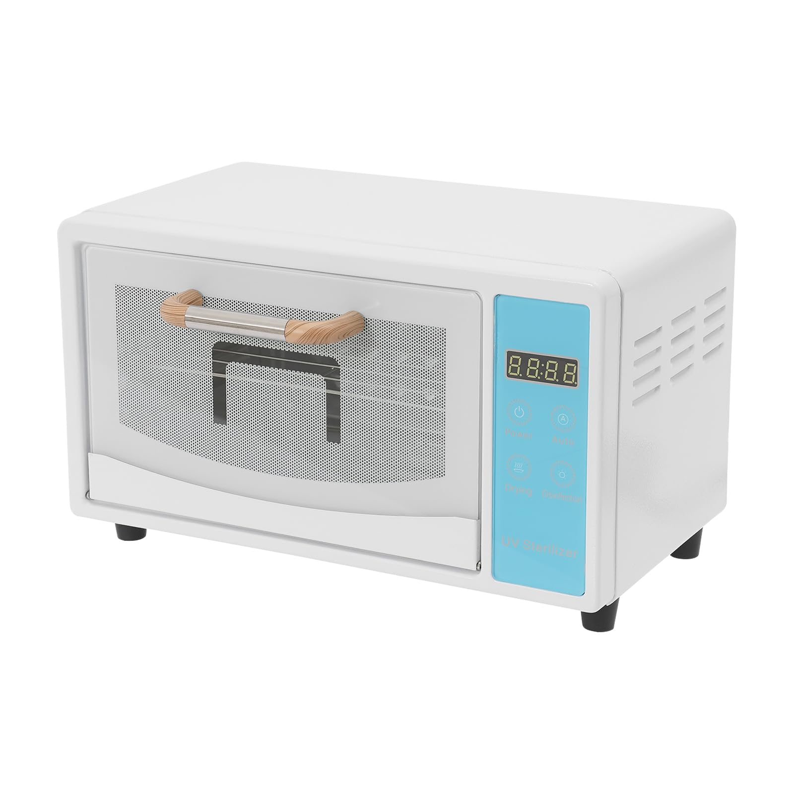 Esterilizador de aire caliente - 160 W - 10 L - 75 °C - LED - Calor seco - Esterilizador de alta temperatura - Herramienta para el hogar, la belleza, el salón de manicura y la clínica - Azul