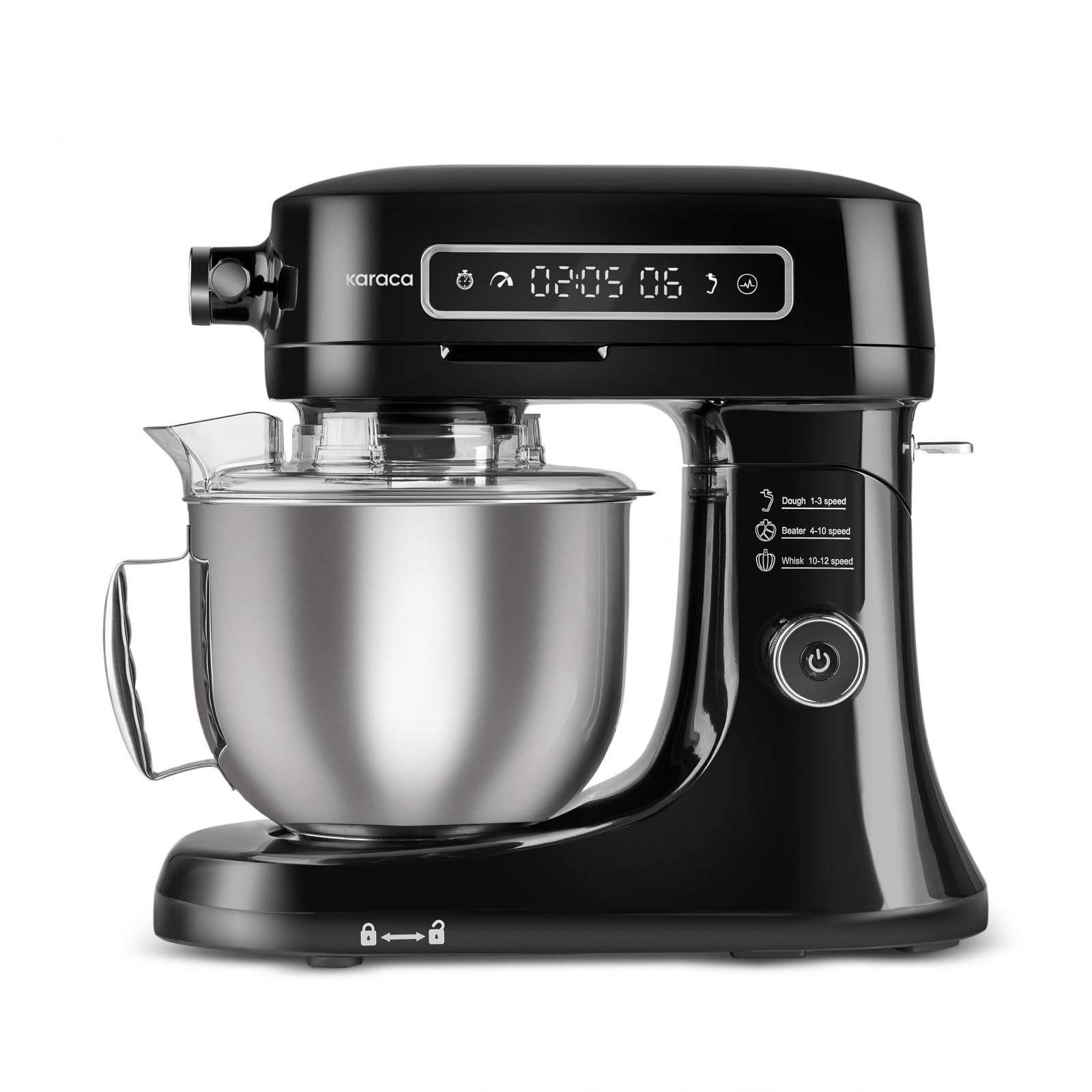Karaca Pro Artisan Timer Chef Black 1600W 5 litri