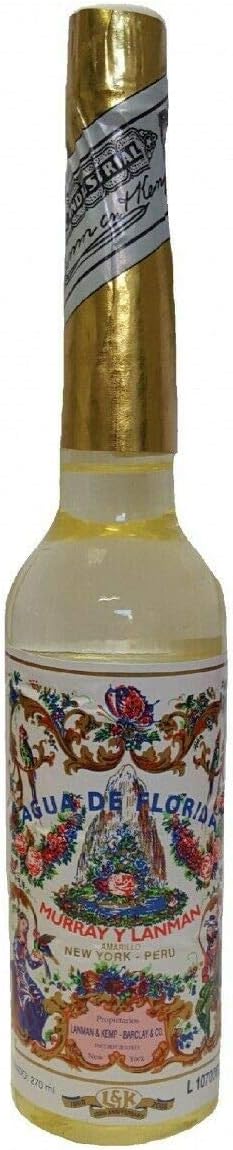 Genuine Peruvian Agua de Florida 270 ml - Shamanic Cleansing Spirit Water by Lanman & Kemp-Barclay - Peru