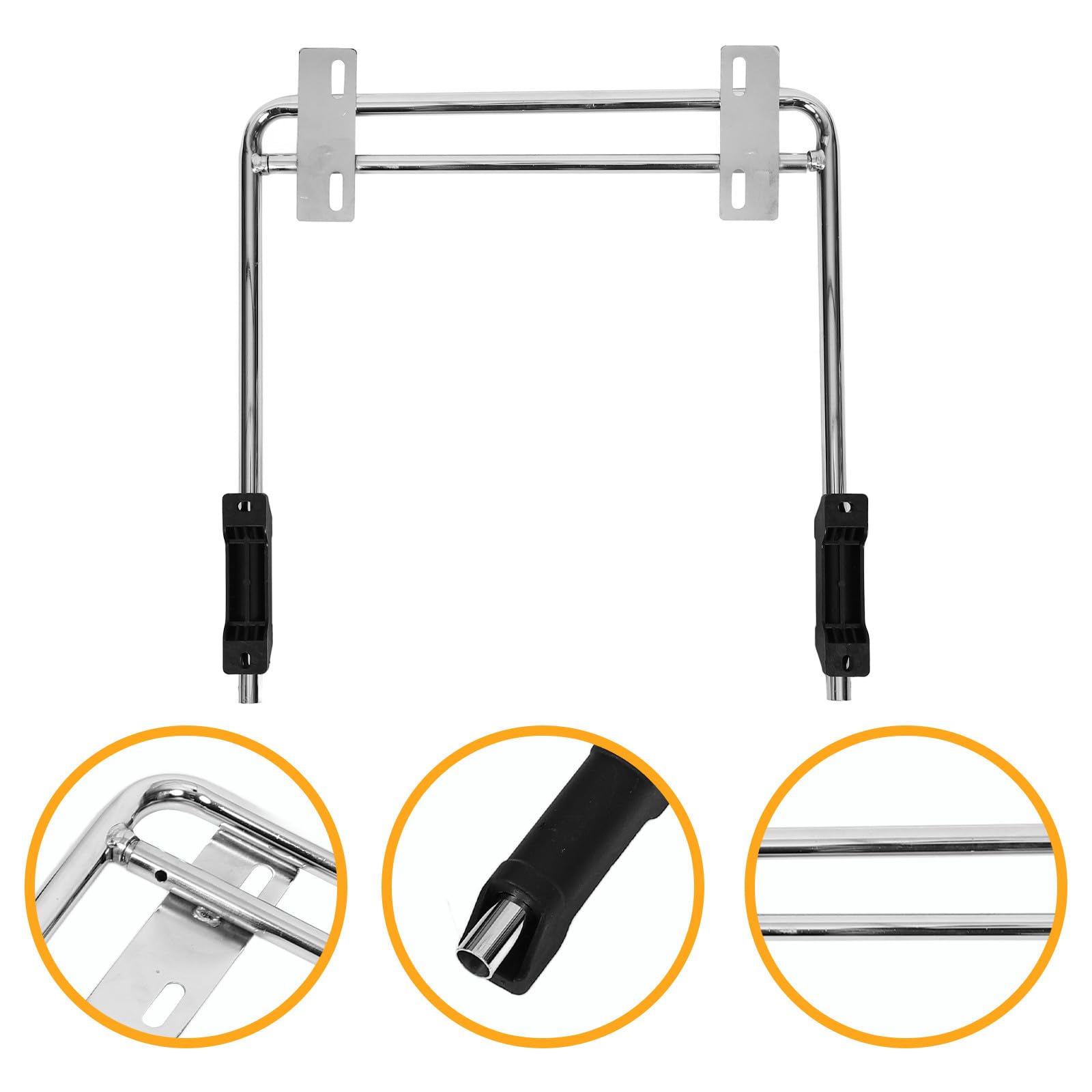 Reposapiés para Silla de Oficina de Hierro Plata, Accesorio Retráctil para Relajación de Piernas, Adecuado para Uso en Casa y Oficina