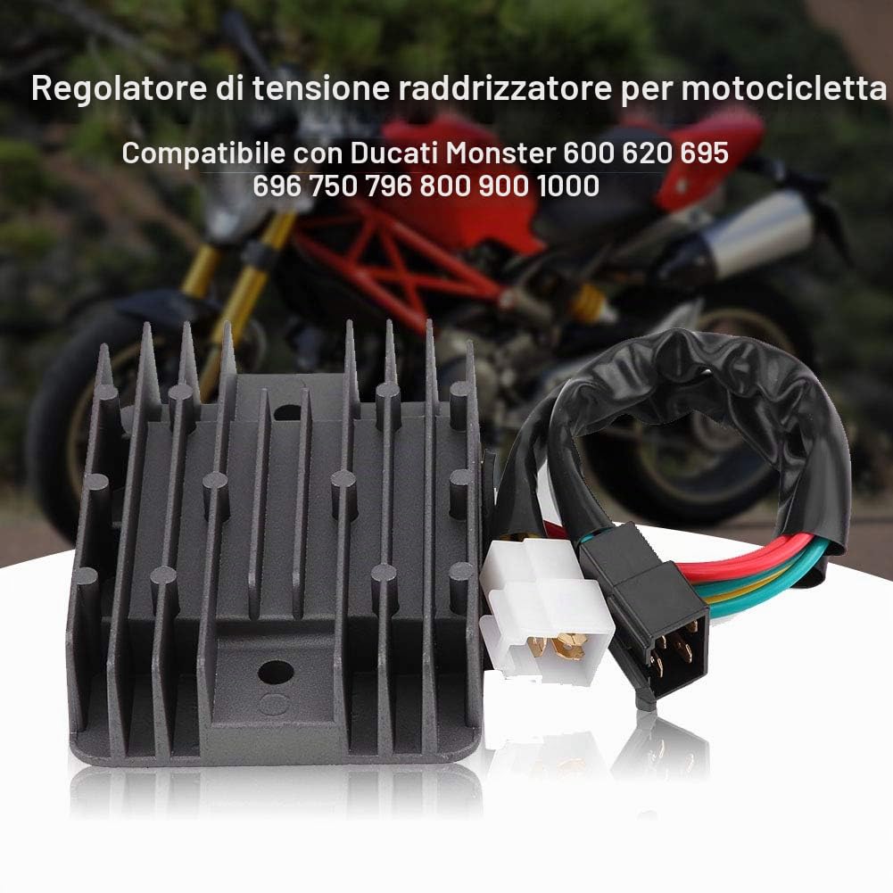 Moto Regolatore di Tensione Raddrizzatore per 600 620 695 696 750 796 800 900 1000 900 - per regolatore di tensione per 800 2017 mossimo