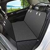 🐕CONCEPTION UNIQUE: Cette housse de siège de voiture pour chien est dotée d'ouvertures pour ceinture de sécurité. Les ailes latérales et avant autour du hamac pour poussette pour chien protègent l'extrémité arrière de votre banquette et votre siège avant des griffes de boue, des débris sales, des poils de chien et des rayures.