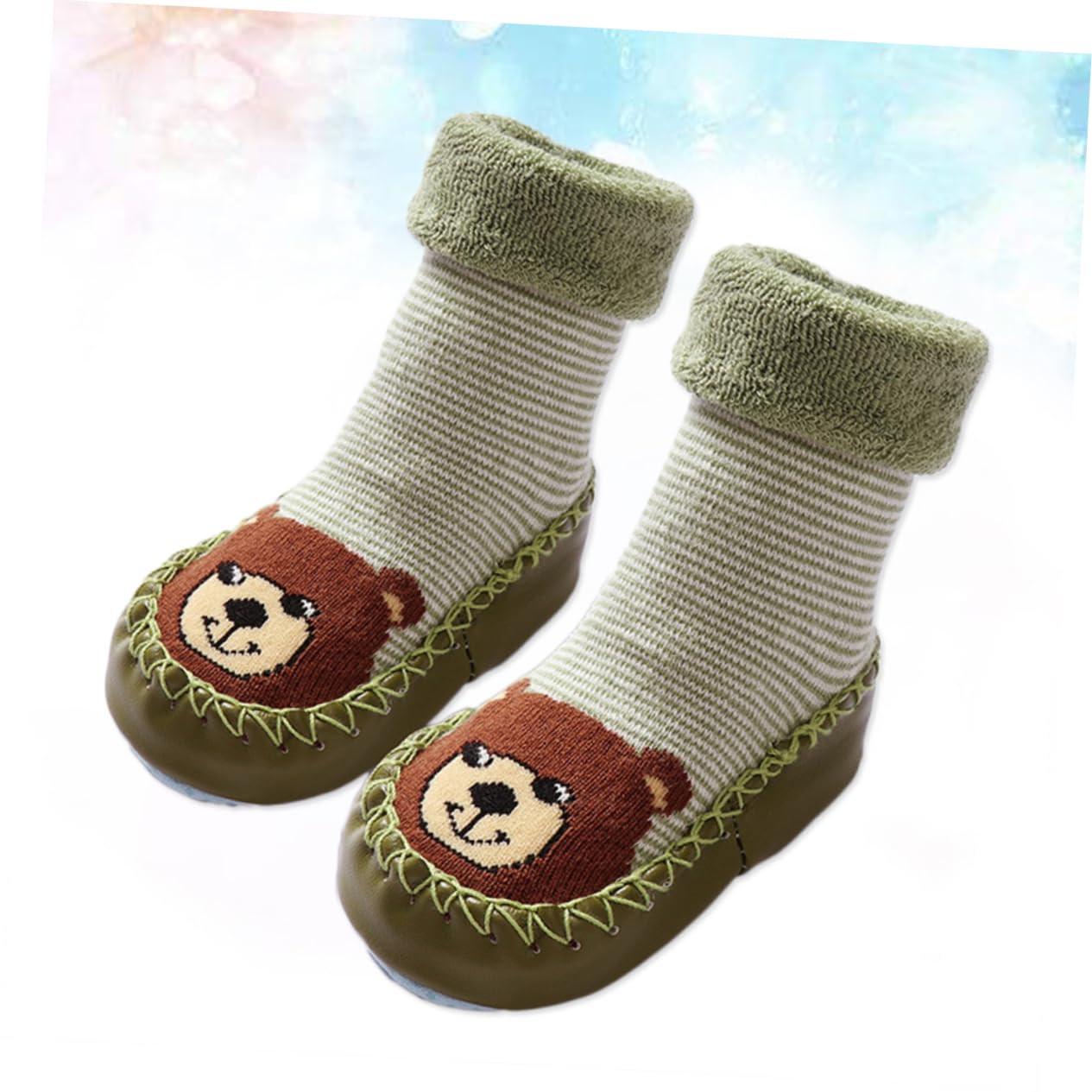 Holibanna Baby Socks Cartoon Design Anti-slip Bottom Comfortable Cotton 15-23 Months