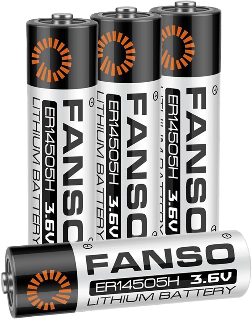 4 Pack ER14505H 3.6V Lithium Battery 2700mAh ER14505 LS14500 Li-SOCL₂ Non-Rechargeable Battery