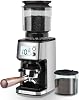 Homtone Electric Coffee Grinder Conical Burr, Coffee Grinder for Portafilter, 51 Precise Grind Settings for EspressoDripPour OverFrench Press, Anti-Static, 12 Cup, 165W
