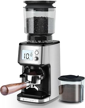 Homtone Coffee Grinder Electric, 40mm Conical Burr, 51 Grind Settings