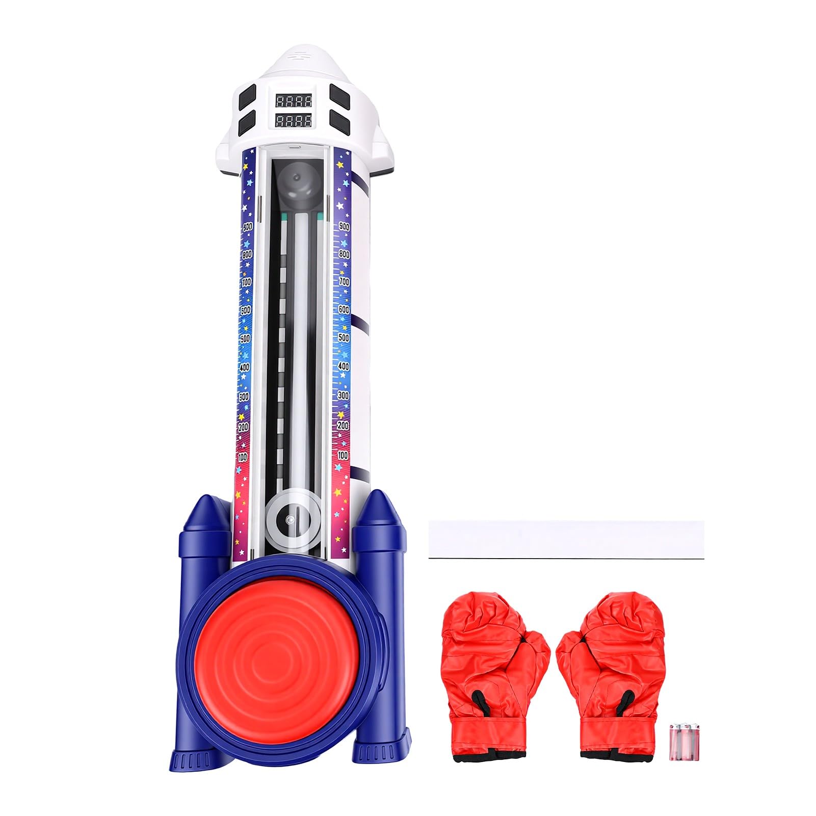 Zunate Macchina da Boxe Musicale per Bambini, Bersaglio da Boxe Intelligente Montato a Parete con Reattivo alla Musica, Allenatore di Elettronico Alimentato a Batteria per Esercizi a Casa,
