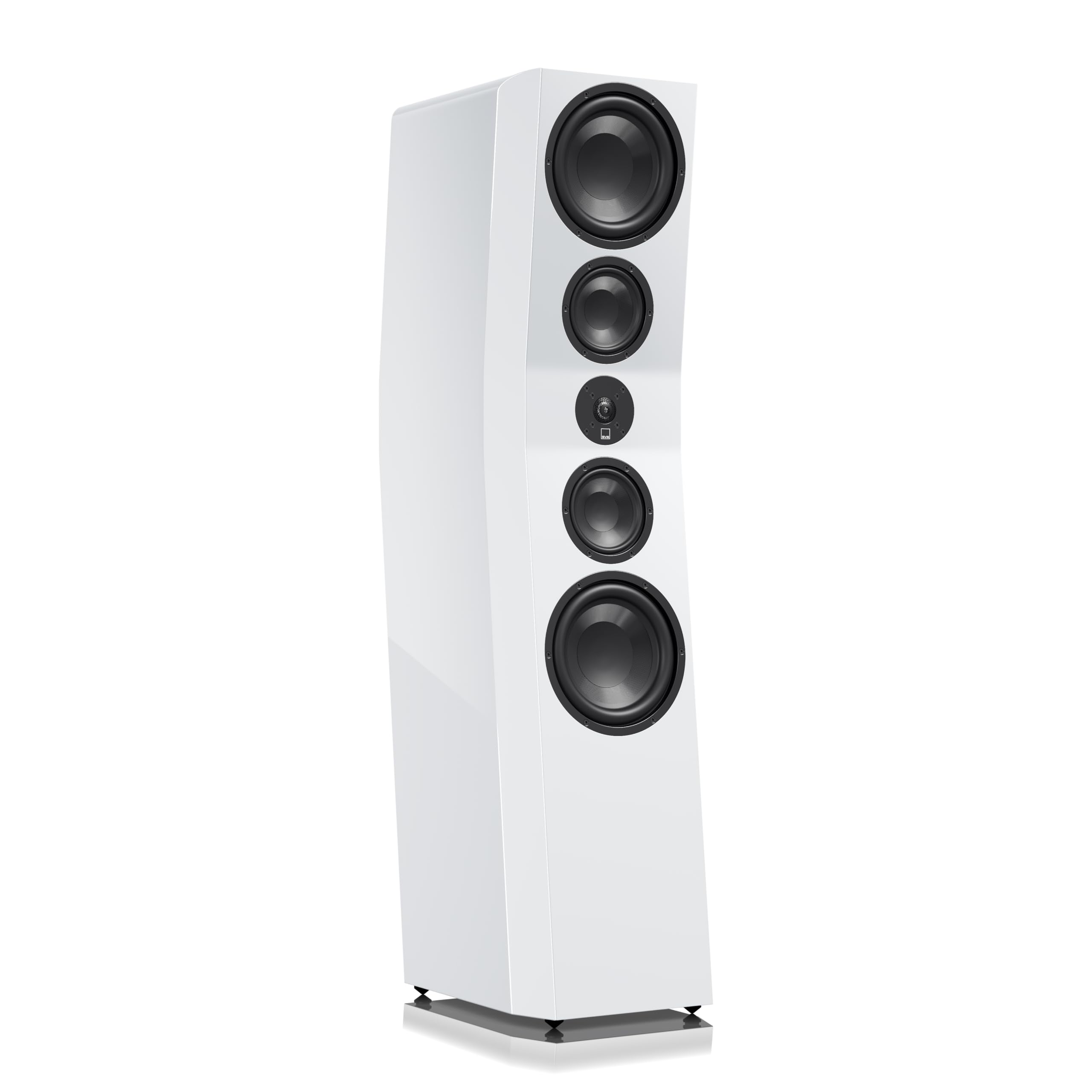 SVS Ultra Evolution Pinnacle Tower Speaker with Quad 8" Woofers - Each (Piano Gloss White)