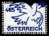 Tipo: Singoli LaVecchiaScatola - 2025 Austria Colomba della Pace - Francobollo ricamato - Unusual